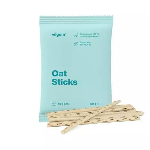 Vilgain Oat sticks organic sea salt 50g