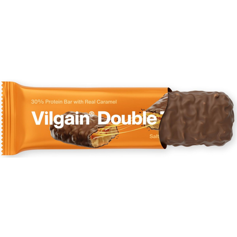 Vilgain Double Trouble Protein Bar Arašídy se slaným karamelem