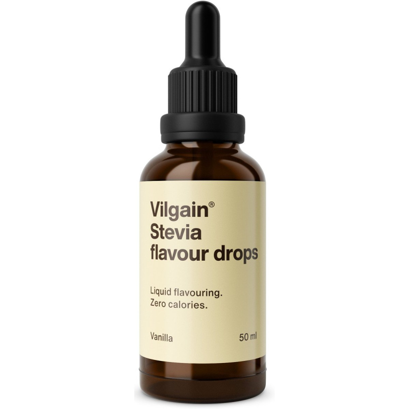 Vilgain Stevia Drops Vanilka