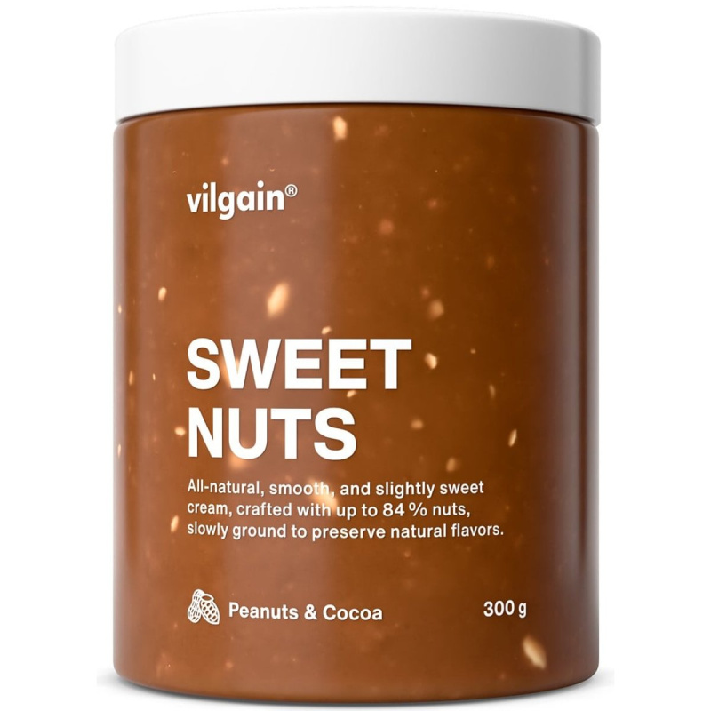 Vilgain Sweet Nuts arašídový krém s kakaem