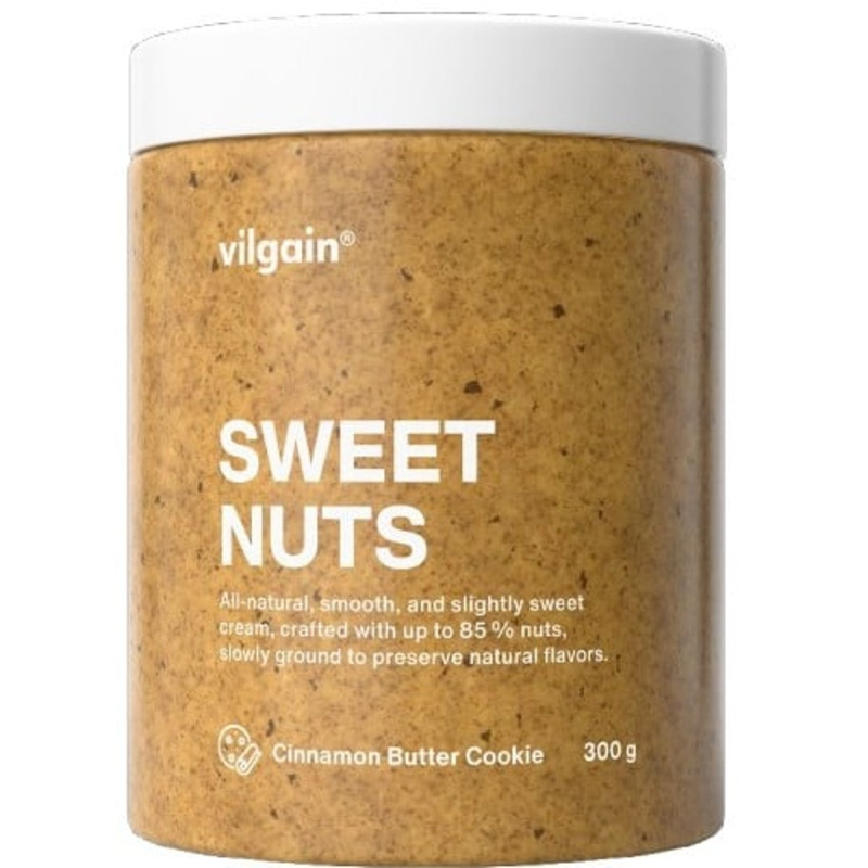 Vilgain Sweet Nuts Ořechový krém skořicovo–máslová sušenka