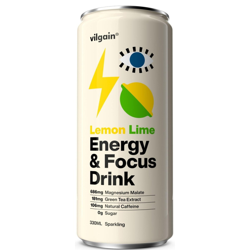 Vilgain Energy & Focus Drink citron a limetka