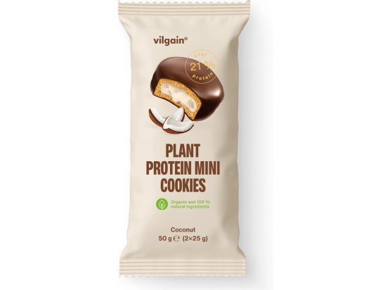 Vilgain BIO Plant Protein Mini cookies kokos (2×25 g)