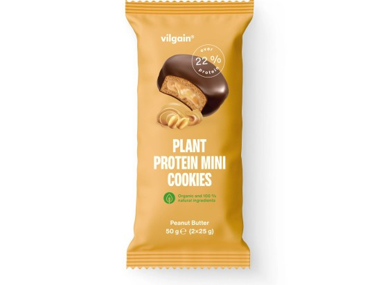 Vilgain BIO Plant Protein Mini Cookies burákové máslo (2×25 g)