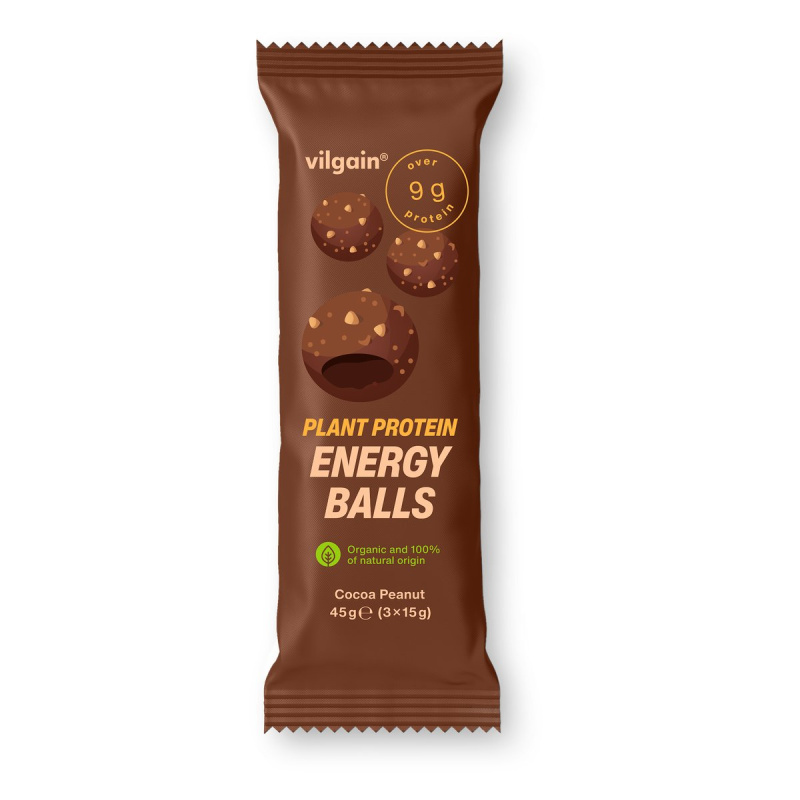 Vilgain Plant Protein Energy Balls BIO Kakao