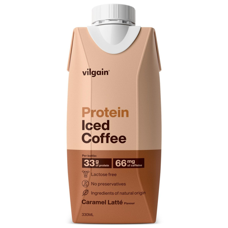 Vilgain Protein iced coffee karamelové latté