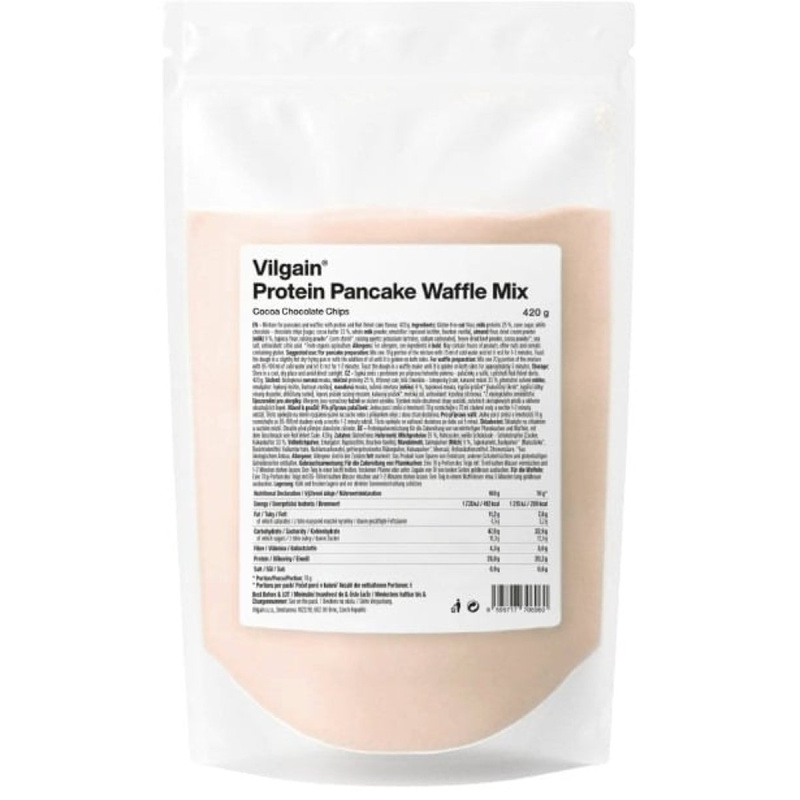Vilgain Protein Pancake & Waffle Mix s kakaem a s kousky čokolády