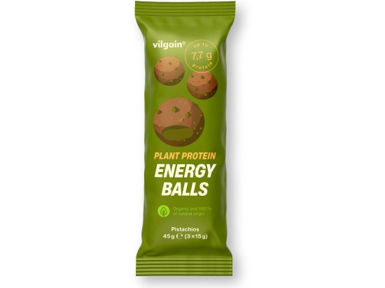 Vilgain Plant Protein Energy Balls BIO pistácie