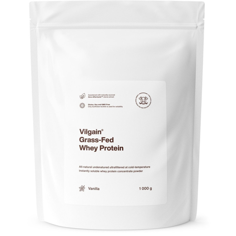 Vilgain Grass-Fed Whey Protein vanilka