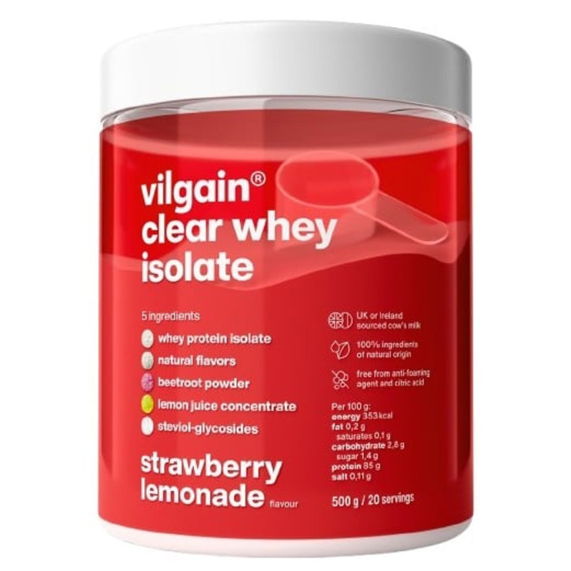 Vilgain Clear whey isolate jahoda