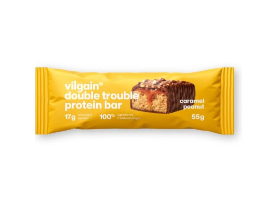Vilgain Double Trouble Protein Bar Arašídy se slaným karamelem