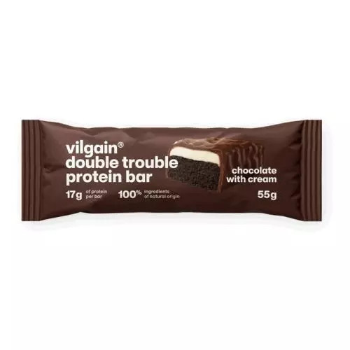Vilgain Double Trouble Protein Bar Proteinová tyčinka v mléčné čokoládě