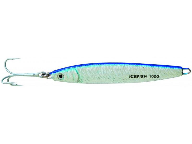 Ice fish pilker 3d modrá - 50 g