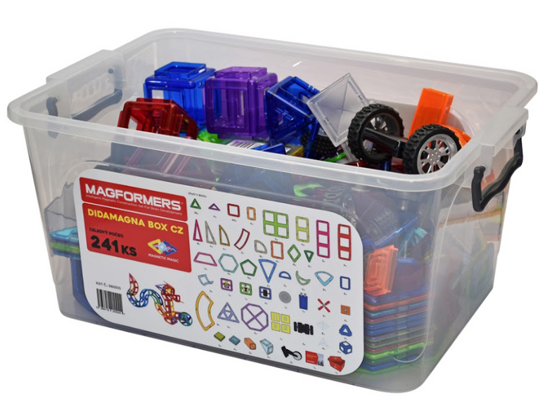 Magformers - Box Didamagna CZ, 241 dílků