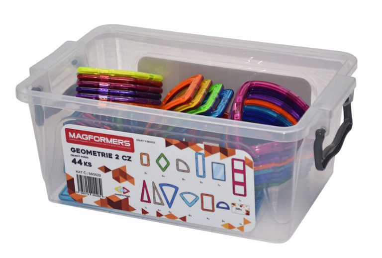 Magformers - Box Geometrie 2 CZ, 44 dílků