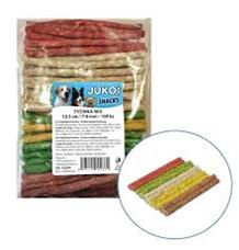 Tyčinka mix JUKO Snacks 12,5 cm, 7 - 8 mm 100 ks