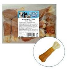 Kost buvolí s kuřecím masem JUKO Snacks 10 cm 10 cm (10 ks)