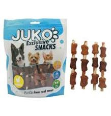 Chicken, Duck & Liver wrap Rawhide JUKO Snacks 250g