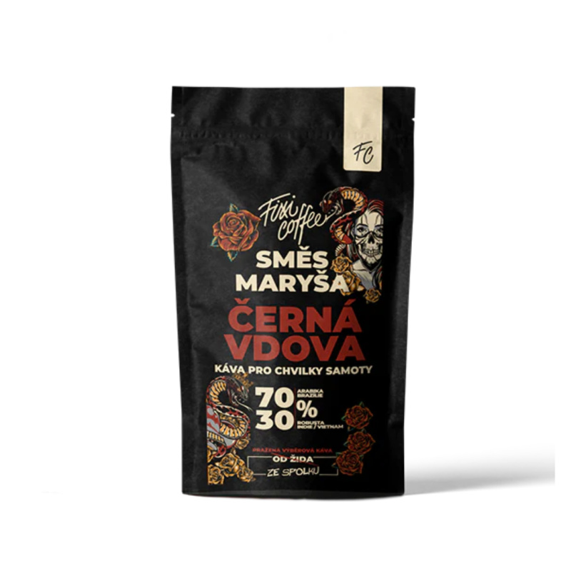 Fixi Coffee Káva Maryša - Černá vdova 250g (jemně mletá)