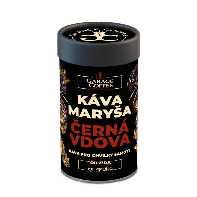 Garage Coffee Káva Maryša - Černá vdova 250g (tuba)