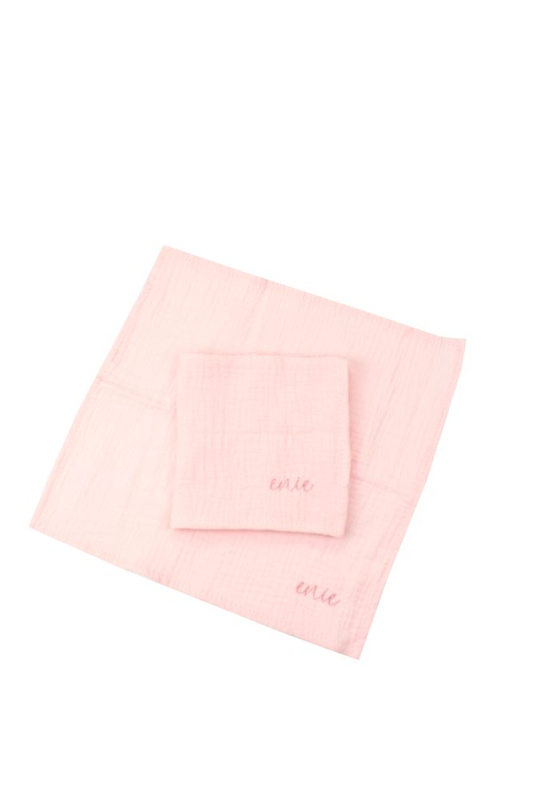 enie baby Mušelínové plenky 30x30cm růžová - 2 ks