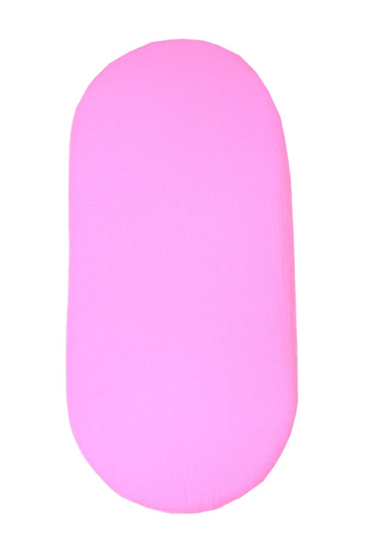 enie baby Mušelínové prostěradlo do kočárku růžové Bubblegum