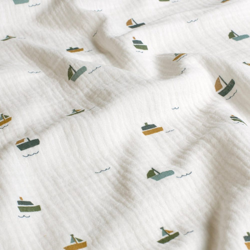 enie baby Mušelínová plenka 70x70cm LODĚ