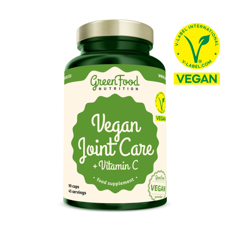 GreenFood Kloubní výživa s vitamínem C 90 kapslí