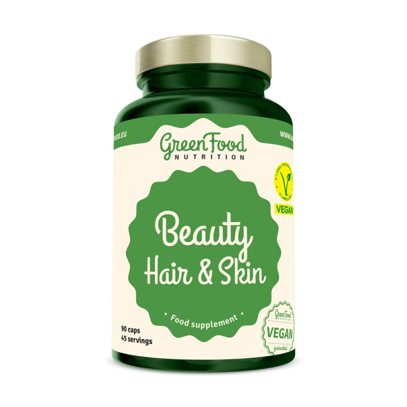GreenFood Beauty Hair & Skin 90 kapslí