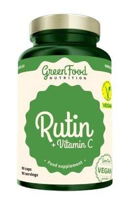 GreenFood Rutin + Vitamin C 90 kapslí
