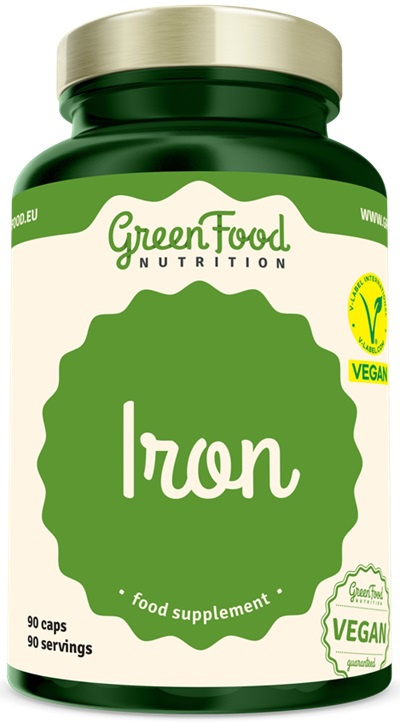 GreenFood Železo 90 kapslí