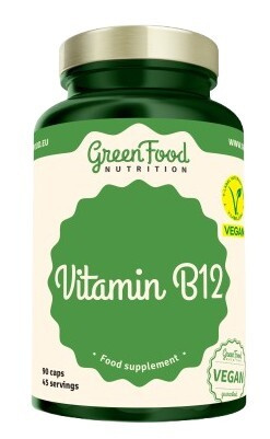 GreenFood Vitamín B12 90 kapslí