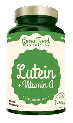 GreenFood Nutrition Lutein + Vitamin A, 90 kapslí