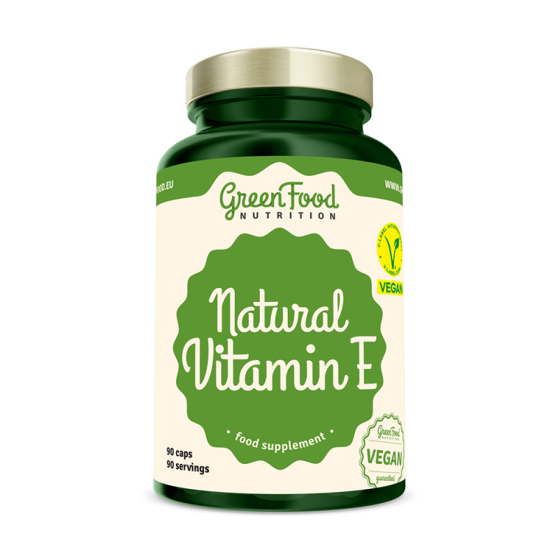 GreenFood Nutrition GreenFood Vitamin E D-Alpha Tokoferyl, 90 ks