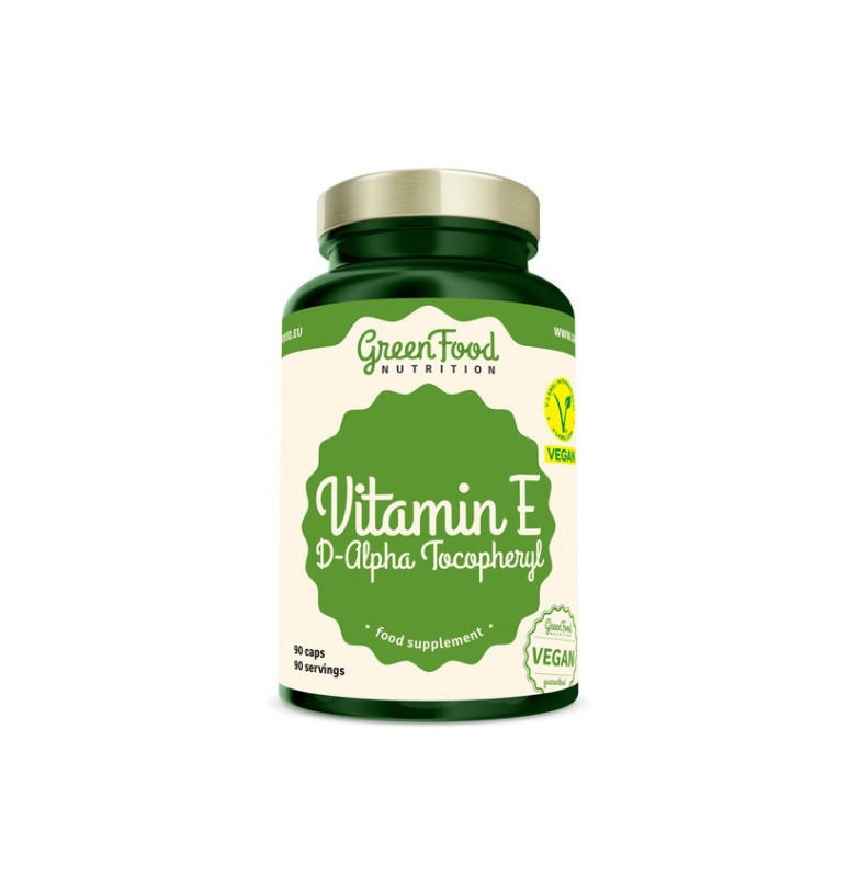 GreenFood Nutrition GreenFood Vitamin E D-Alpha Tokoferyl, 90 ks