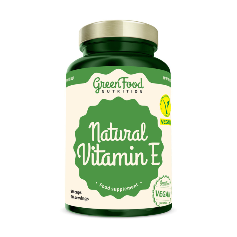 GreenFood Nutrition GreenFood Vitamin E D-Alpha Tokoferyl, 90 ks