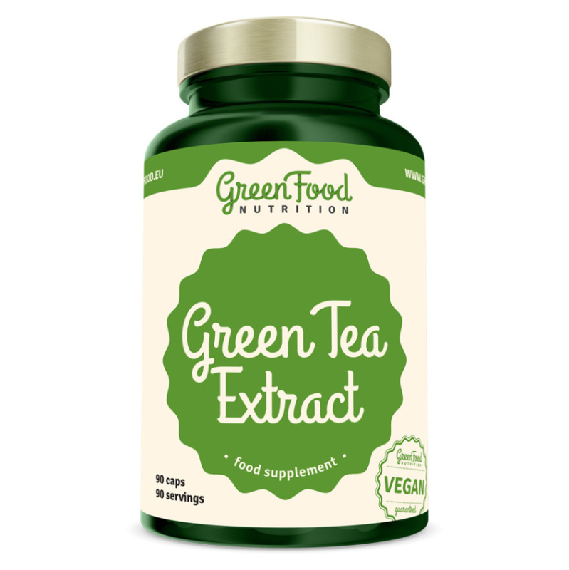 GreenFood Nutrition GreenFood Zelený čaj extrakt, 90 ks