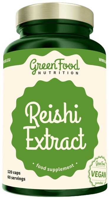 GreenFood Reishi Extrakt 120 kapslí