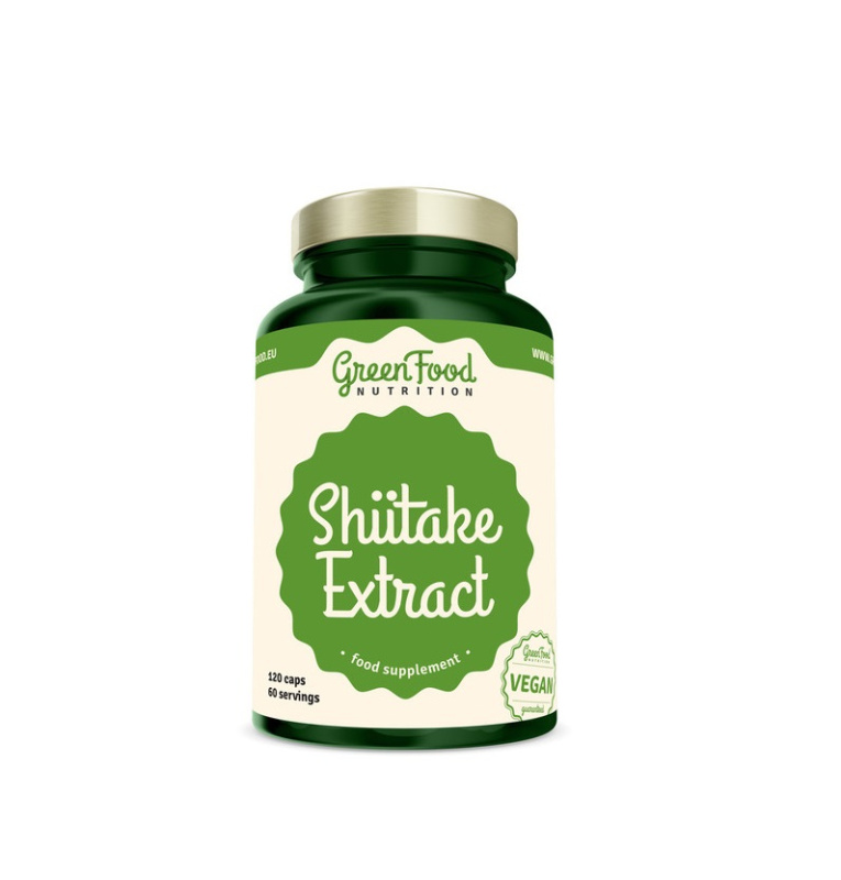 GreenFood Shiitake Extract 120 kapslí