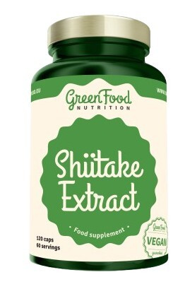 GreenFood Shiitake Extract 120 kapslí