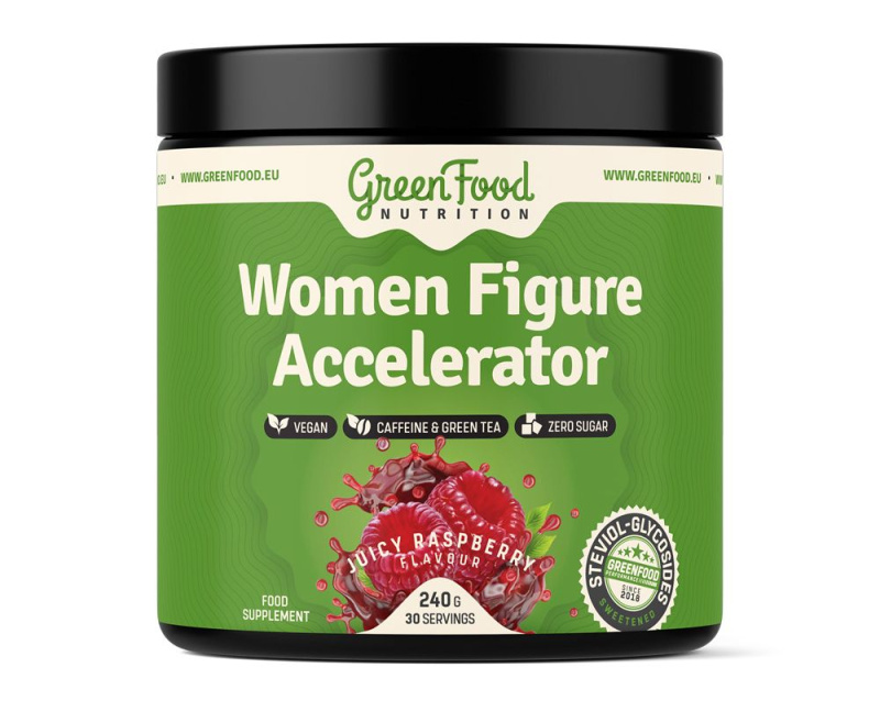 GreenFood Women Figure Accelerator 240 g - malina