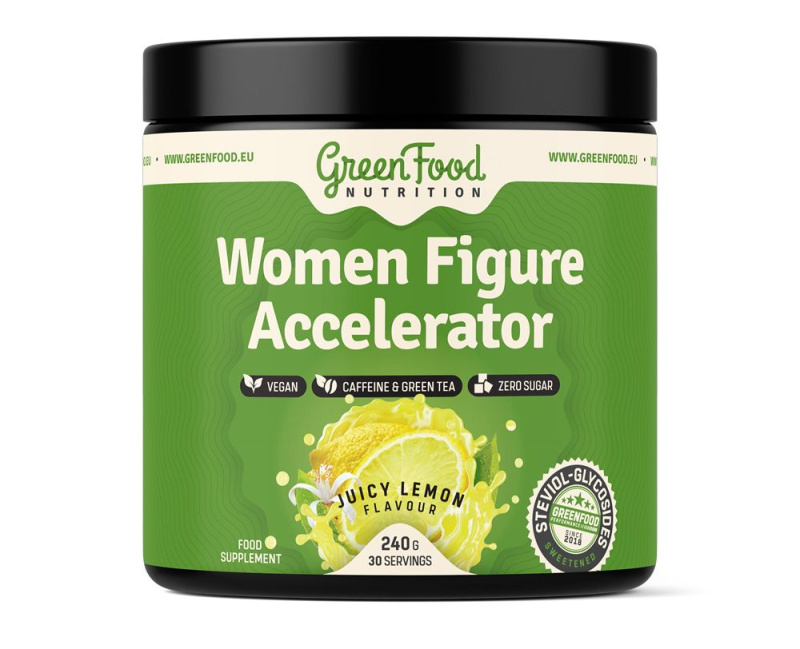 GreenFood Women Figure Accelerator 240 g - citron