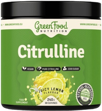 GreenFood Citrulline 240 g - citron