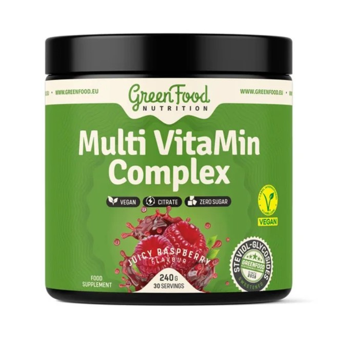 GREENFOOD NUTRITION Multi VitaMin Complex juicy raspberry 240 g