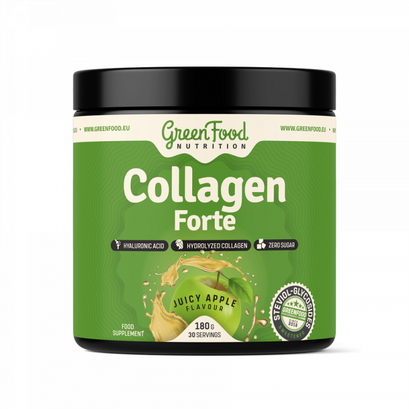 GreenFood Collagen forte 180 g - jablko