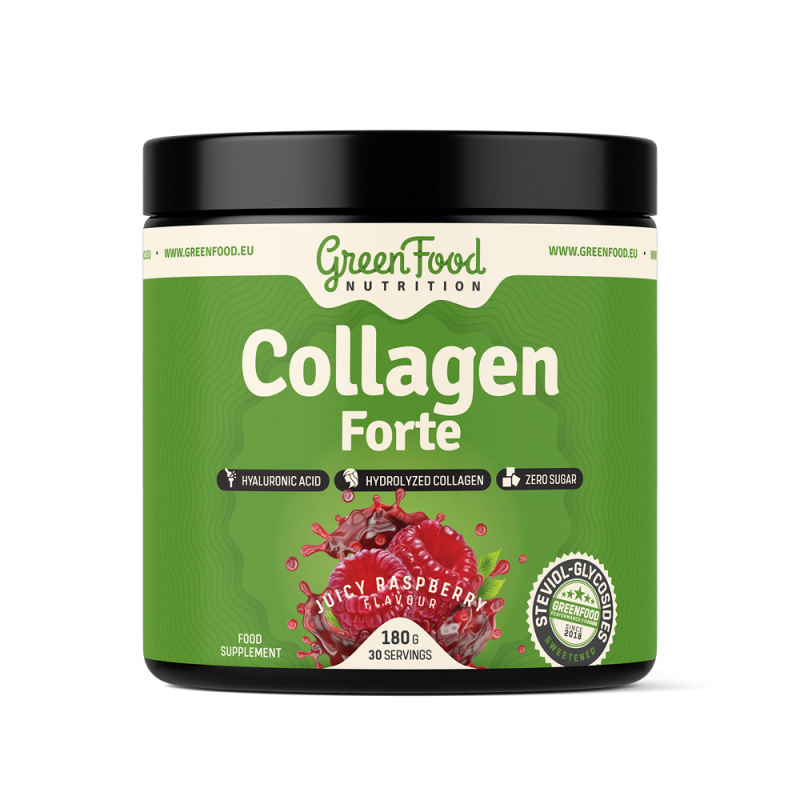 GreenFood Collagen forte 180 g - malina