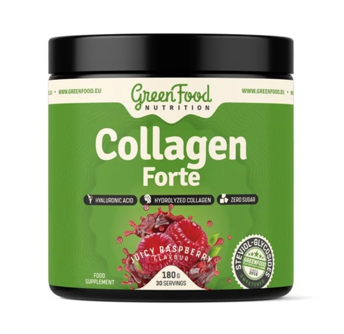 GreenFood Collagen forte 180 g - malina