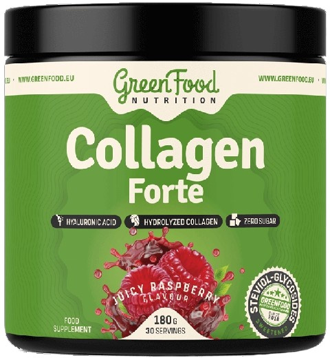 GreenFood Collagen forte 180 g - malina