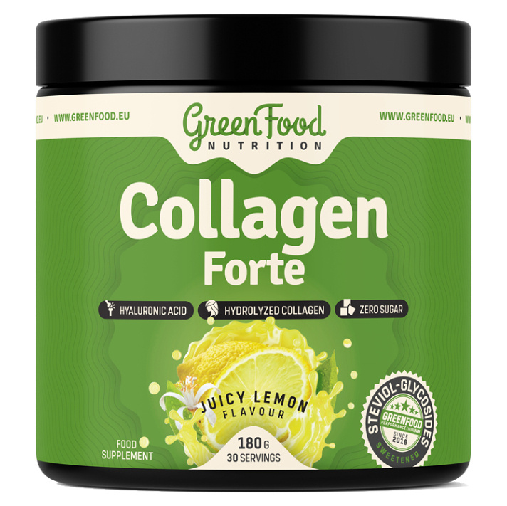 GreenFood Collagen forte 180 g - citron