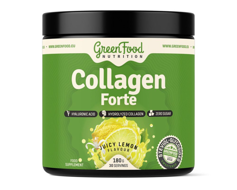 GreenFood Collagen forte 180 g - citron
